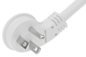 SF Cable, 2ft Ultra Low Profile Angle NEMA 5-15P to 5-15R with 24 inches 16/3 AWG SJT N7
