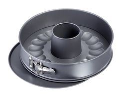 Westmark 32672270 Nonstick Springform Pan With 2 Bases, 10", Gray