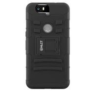 Google Nexus 6P Case, HLCT Rugged Shock Proof Dual-Layer PC and Soft Silicone Case With Built-In Kickstand for... N23