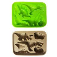 Win&amp;Co Dinosaur Ice Trays/Chocolate Molds Set of 2 and 100% food grade pure silicone. Make chocolate dinosaurs...
