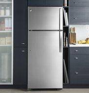 GE GAS18PSJSS GE 28" Freestanding Top Freezer Refrigerator with 17.5 cu. ft. Capacity (Stainless Steel) N3