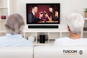 Turcom TS-404 2.1 Channel Stereo HDTV Home Theater Surround Sound Soundbar with Wireless Subwoofer, USB and Bluetooth... N5