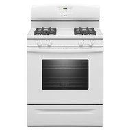 AMANA AGR5630BDW 5.0 cu. ft. Single Oven Free-Standing Gas Range, 30", White N6