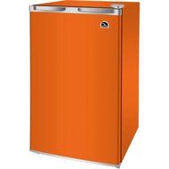 Igloo 3.2-cu. ft. Refrigerator, Reversible door,Flat-back design, Adjustable leveling legs, Orange Color / Adjustable...