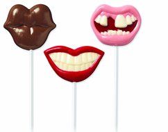 Wilton 2115-2118 Mustache Fun Face Lollipop Molds