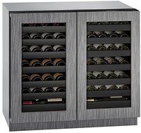 U-Line U3036WCWCINT00A Built-In Wine Storage, 36", Stainless Steel