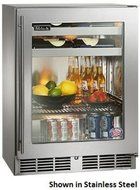 Perlick HH24BS-3-3R 24" Shallow-Depth Series Indoor-Use Beverage Center with Rapidcool Forced Air Refrigeration...