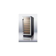 Summit SWC1535B 33 Bottles Capacity Wine Cellar Digital Display LED Lighting Wooden Shelves Automatic Defrost... N4