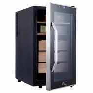 NEW! Whynter CHC-172BD Elite Touch Control Stainless 1.8 cu. ft. Cigar Cooler Humidor, Silver/Black Finish N4