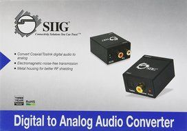 SIIG Digital to Analog Audio Converter (CE-CV0011-S1) N2