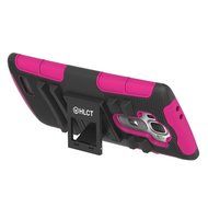 LG G4 Case, HLCT Rugged Shock Proof Dual-Layer PC and Soft Silicone Case With Built-In Kickstand for LG G4 (2015... N26