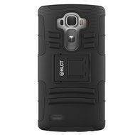 LG G4 Case, HLCT Rugged Shock Proof Dual-Layer PC and Soft Silicone Case With Built-In Kickstand for LG G4 (2015... N27
