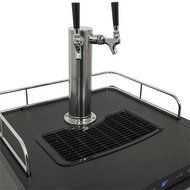 EdgeStar Full Size Dual Tap Kegerator with Digital Display - Black N4