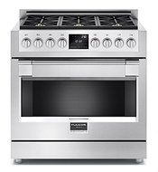 Fulgor Milano F6PDF366S1 Sofia 36" Dual Fuel Professional Range, Stainless Steel N2