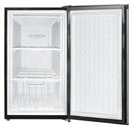 Midea WHS-109FW1 Compact Single Reversible Door Upright Freezer, 3.0 Cubic Feet, White
