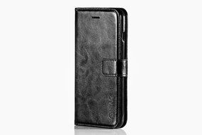 iPhone 7 Plus Case, [5.5 Inch] HLCT PU Leather Case, With Soft TPU Protective Bumper, Built-In Kickstand, Cash... N24