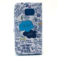 Galaxy S6 Case, Firefish Premium [Kickstand] Build-in Double Protection PU Wallet Case with Magnetic Closure Shock-Absorbing... N37