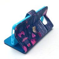 Galaxy S6 Case, Firefish Premium [Kickstand] Build-in Double Protection PU Wallet Case with Magnetic Closure Shock-Absorbing... N43