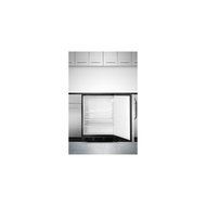 Summit AL752LBLBISSTB 24&quot; 5.5 Cu. Ft. ADA Compliant Compact Refrigerator with Automatic Defrost Adjustable Glass... N2