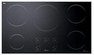 Verona 36&quot; W Electric Induction Cooktop with 5 Burners