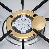 METAWELL 30" Stainless Steel Gold Burner Built-in 5 Stoves Natural Gas Cooktops Cooker N5