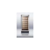 Summit SWC1535B 33 Bottles Capacity Wine Cellar Digital Display LED Lighting Wooden Shelves Automatic Defrost... N6