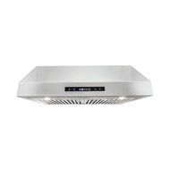 Cosmo UMC30 Stainless Steel Under Cabinet Range Hood, 30" N5