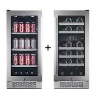 Avallon 23 Bottle + 86 Can Side-by-Side Wine &amp; Beverage Center N2