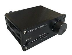 Nobsound HiFi Selector Passive Pre-Amplifier 3-IN 2-OUT Audio Preamp Adjustable Volume