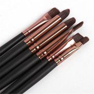 Linkings 6pcs Makeup Brushes Cosmetics Beauty Eyeshadow Eyeliner Lip Smudge Tool N5