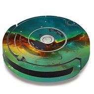 Skin Decal Vinyl Wrap For IRobot Roomba 650 655 Vacuum / Flying Owl In Clouds