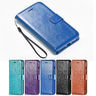 iPhone 7 Plus Case, [5.5 Inch] HLCT PU Leather Case, With Soft TPU Protective Bumper, Built-In Kickstand, Cash... N27