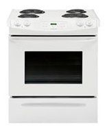 Frigidaire FFES3015PW30" White Electric Slide-In Coil Range