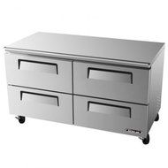 Turbo Air TUR60SDD4 16 cu. ft. Super Deluxe Series Undercounter Refrigerator with Durable Stainless Steel Drawers...