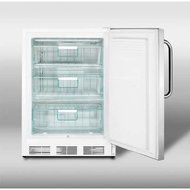 Summit ALF620LSSTB 24" Medically Approved and ADA Compliant Upright Freezer with 3.2 cu. ft. Capacity Door Lock... N4