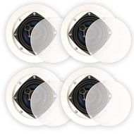 Blue Octave RC43 In Ceiling Speakers 3 Way Home 880 Watts New 2 Pair Pack RC43-2PR