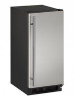 U-Line UBI1215S00B 15" Freestanding and Built-In Ice Maker in Stainless Steel