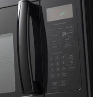 GE PVM9195DFBB Profile 1.9 Cu. Ft. Black Over-the-Range Microwave N6