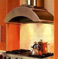 Vent-A-Hood Contemporary Series ZTH-236 SS 36" Chimney Style Wall Mount Range Hood With 600 CFM Internal Blower...