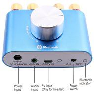 Yeeco&reg; Hifi Mini Bluetooth Amplifier 50W+50W DC 12/24V Wireless Bluetooth Stereo Dual Channel Audio Receiver Power... N12