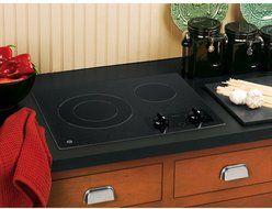 GE JP256BMBB CleanDesign 22" Black Electric Smoothtop Cooktop