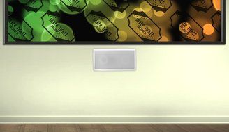 AH-5252W Silver Ticket Dual 5-1/4&rdquo; 100-Watt Center-Channel In-Wall Speaker N4