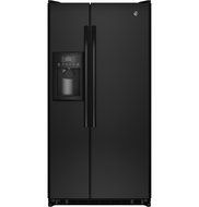 GE GSE22ETHBB 21.8 Cu. Ft. Black Side-By-Side Refrigerator - Energy Star N7