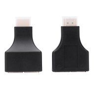 HENGSHENG&reg; 30M/100 Feet HDMI Dual RJ45 CAT5E CAT6 UTP LAN Ethernet HDMI Extender Repeater 1080P For HDTV HDPC... N4