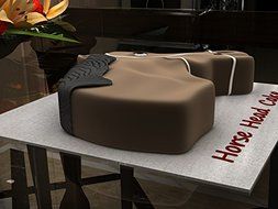 HORSE FACE SHAPED BIRTHDAY NOVELTY BAKING CAKE TIN PAN N3