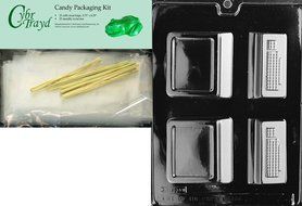 Cybrtrayd J036 Medium Computer Chocolate Candy Mold with Exclusive Cybrtrayd Copyrighted Chocolate Molding Instructions N3