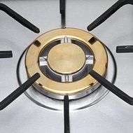 METAWELL 30" Stainless Steel Gold Burner Built-in 5 Stoves Natural Gas Cooktops Cooker N8