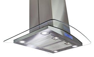 AKDY 36" European Style Az668is2B-90 Stainless Steel Island Mount Range Hood Touch Control Baffle Filter N7