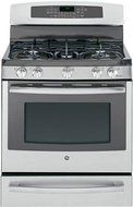 GE P2B940SEHSS Profile 30" Stainless Steel Dual Fuel Sealed Burner Range - Convection