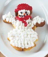 Christmas Snowman Take-Apart Silicone Cake Baking Pans for Cakes, Muffins, Gelatins, Cupcakes and More! Looks... N2